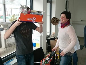 Radsportler belohnten sich mit Schokolade