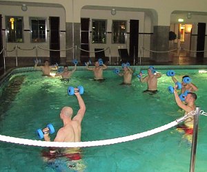 Vorbereitung im Wasser
