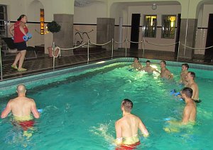 Vorbereitung im Wasser