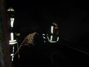 Brand in Werkstatt