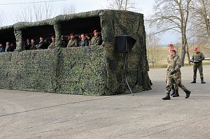 &Uuml;bergabe Kommando bei der 1. Kompanie des Versorgungsbataillons 131