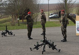 &Uuml;bergabe Kommando bei der 1. Kompanie des Versorgungsbataillons 131