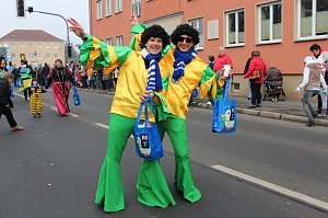 N&auml;rrinnen und Narren zogen durch Sondershausen (1)