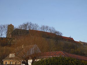 Unterhalb der Burg