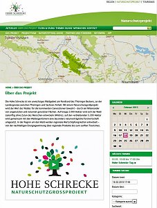 Neue Internetseite f&uuml;r die Hohe Schrecke online