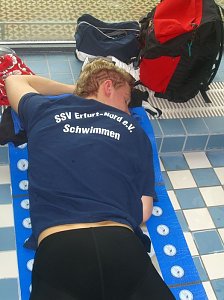 Um die Wette geschwommen