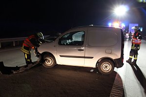 Unfall auf der Autobahn A 38