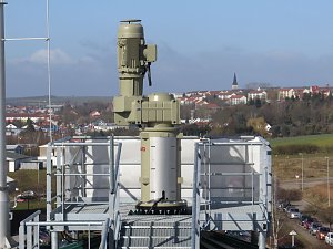 Besuch der Anlage: Blick auf das R&uuml;hrwerk