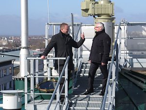 Besuch der Anlage