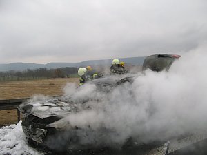 Auto ausgebrannt