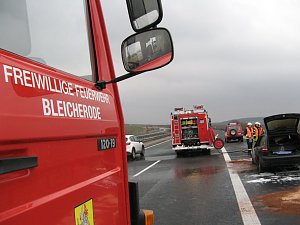 Auto ausgebrannt