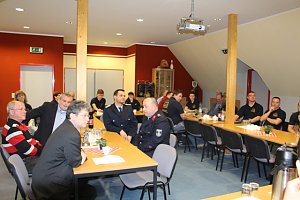 Die Feuerwehr Neustadt-Osterode blickte zur&uuml;ck auf das vergangene Jahr und ehrte verdienstvolle Mitglieder