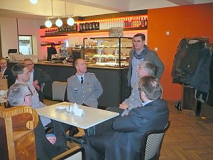 Zu Besuch im Caf&eacute; Pille