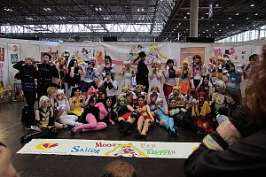 Auf der Manga-Convention der Leipziger Buchmesse versammelten sich die deutschen "Kostümspieler", Mangafreunde und Comicfans