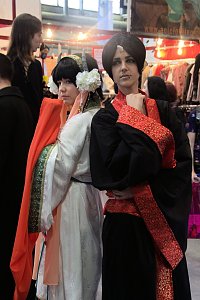 Auf der Manga-Convention der Leipziger Buchmesse versammelten sich die deutschen "Kostümspieler", Mangafreunde und Comicfans