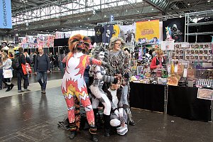 Auf der Manga-Convention der Leipziger Buchmesse versammelten sich die deutschen "Kostümspieler", Mangafreunde und Comicfans