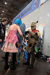 Auf der Manga-Convention der Leipziger Buchmesse versammelten sich die deutschen "Kostümspieler", Mangafreunde und Comicfans