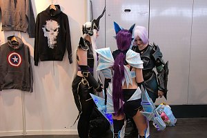 Auf der Manga-Convention der Leipziger Buchmesse versammelten sich die deutschen "Kostümspieler", Mangafreunde und Comicfans