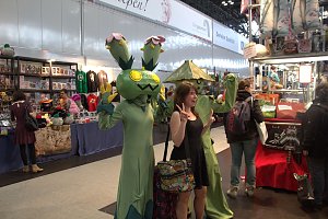 Auf der Manga-Convention der Leipziger Buchmesse versammelten sich die deutschen "Kostümspieler", Mangafreunde und Comicfans