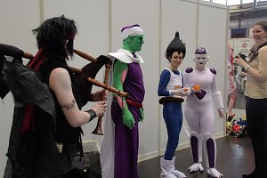 Auf der Manga-Convention der Leipziger Buchmesse versammelten sich die deutschen "Kostümspieler", Mangafreunde und Comicfans