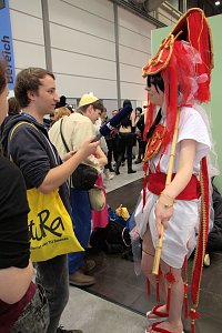 Auf der Manga-Convention der Leipziger Buchmesse versammelten sich die deutschen "Kostümspieler", Mangafreunde und Comicfans