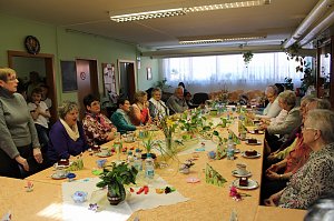 F&uuml;r Frauentagsfeier geschm&uuml;ckt