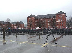 Gel&ouml;bnis der Rekruten in Sondershausen