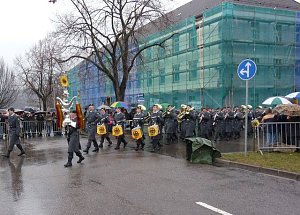 Gel&ouml;bnis der Rekruten in Sondershausen