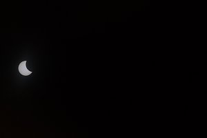 Partielle Sonnenfinsternis &uuml;ber Nordhausen