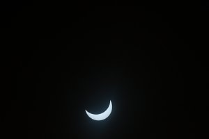 Partielle Sonnenfinsternis &uuml;ber Nordhausen