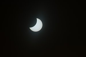 Partielle Sonnenfinsternis &uuml;ber Nordhausen