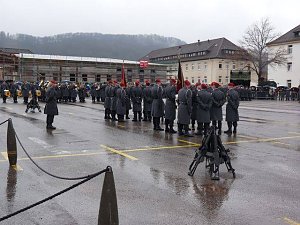 Gel&ouml;bnis der Rekruten in Sondershausen