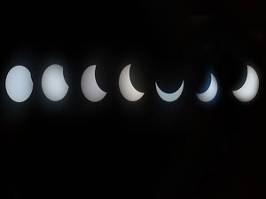 Partielle Sonnenfinsternis &uuml;ber Nordhausen