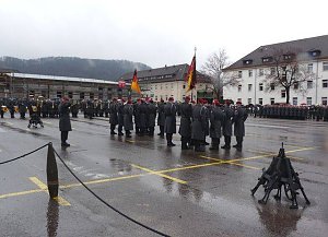 Gel&ouml;bnis der Rekruten in Sondershausen