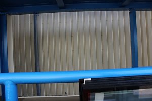 Neue Seilfahrtsbr&uuml;cke wird montiert