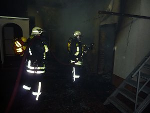Hobby-Werkstatt brannte in Sundhausen