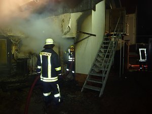 Hobby-Werkstatt brannte in Sundhausen