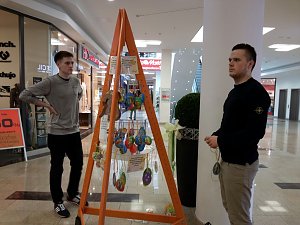 Osterschmuck in der Markt-Passage