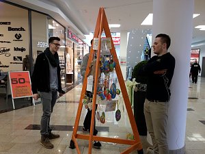 Osterschmuck in der Markt-Passage