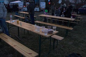 Osterfeuer in Nordhausen Nord