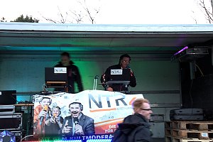 Osterfeuer in Nordhausen Nord