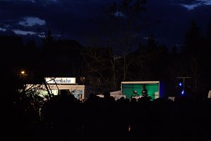 Osterfeuer in Nordhausen Nord