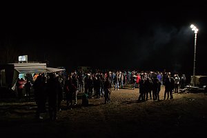 Osterfeuer in Nordhausen Nord