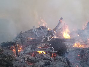 Osterfeuer in Neustadt
