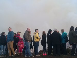 Osterfeuer in Neustadt