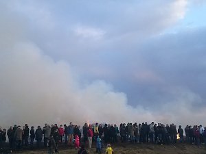 Osterfeuer in Neustadt
