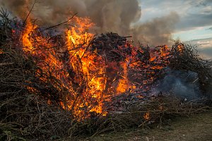 Osterfeuer in Krimderode