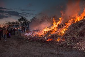 Osterfeuer in Krimderode