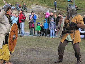 Wikinger auf der Burg Regenstein