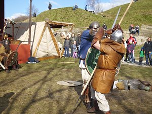 Wikinger auf der Burg Regenstein